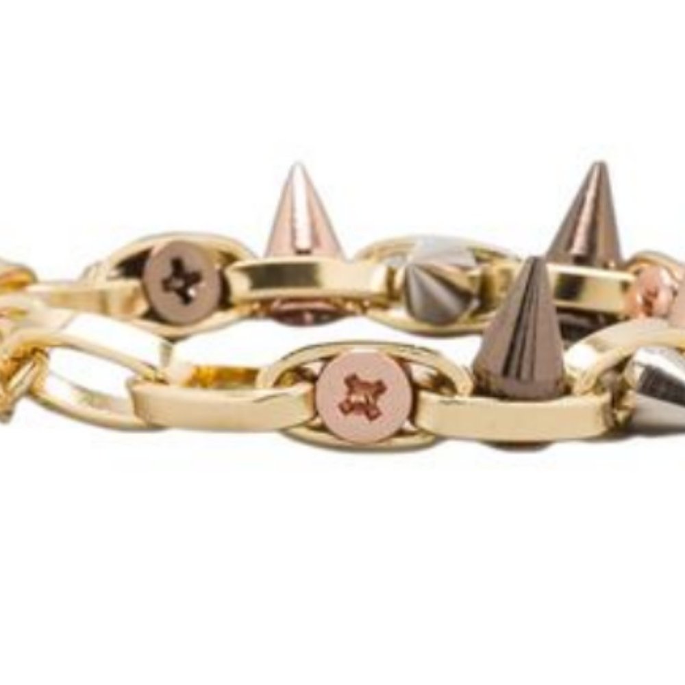 NIB Joomi Lim Double Row Spike Bracelet